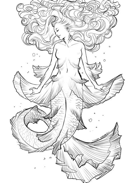 Pin By Elisabeth Quisenberry On Coloring Pages Mermaid Drawings