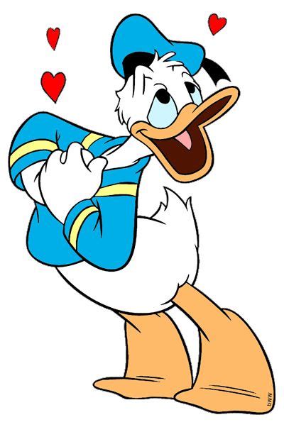 Donald Duck Clipart Love 5 Classic Cartoon Characters Disney