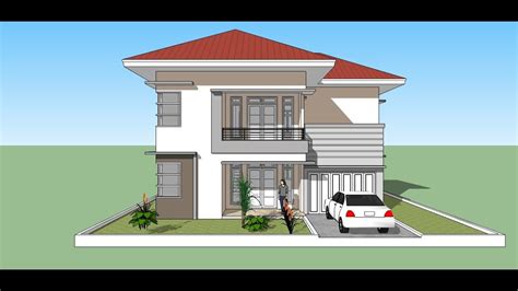 Aplikasi desain rumah bisa membantu kamu mewujudkan rumah impan kamu, geng! Menggambar Rumah 2 lantai minimalis dengan Google Sketchup ...