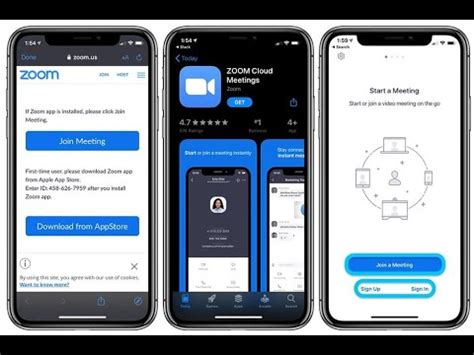 Die app von zoom auf eurem gerät. How to sign in and Start meeting on Zoom Meeting ...