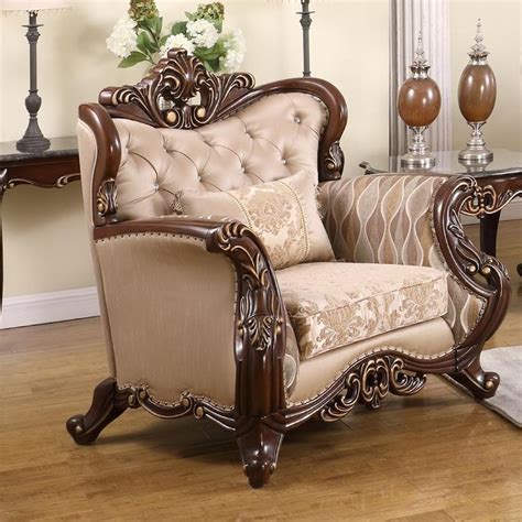 New Classic Furniture Constantine U532 10 Traditional Chair With Button