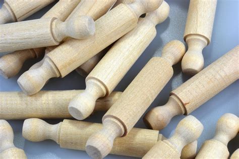 Order 6 To 75 Natural 3 Inch Mini Rolling Pins Made From Unfinished