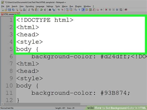 4 Ways To Set Background Color In Html Wikihow