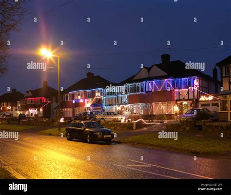 Flashing Christmas Lights Hi Res Stock Photography And Images Alamy