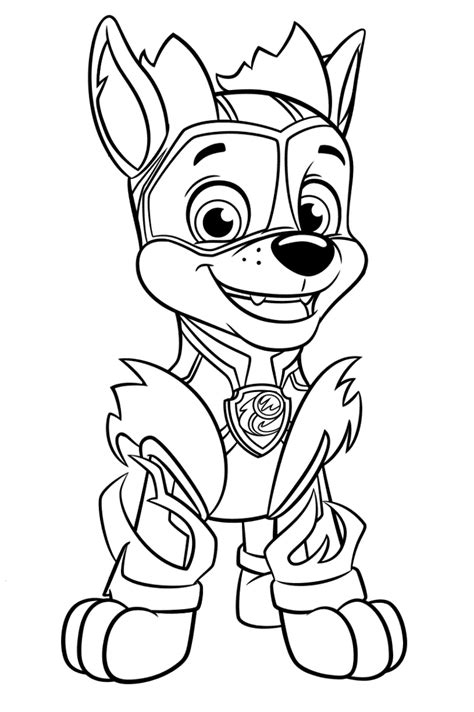 Paw Patrol Free Coloring Pages Printable Printable Templates