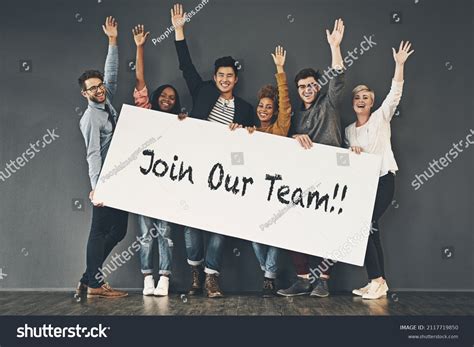 Come Join Our Team Studio Shot Stock Photo 2117719850 Shutterstock
