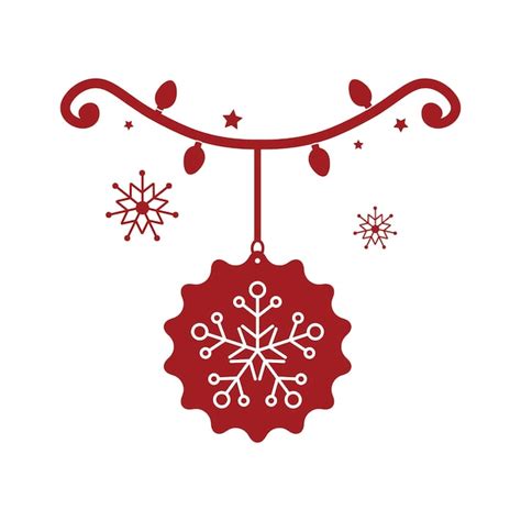 Premium Vector Christmas Decoration Icon