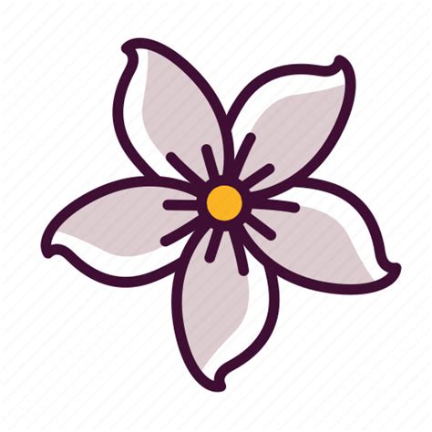 Floral Flowers Jasmine Nature Plants Icon Download On Iconfinder