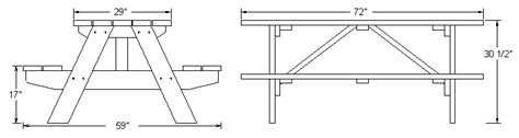 How To Build 6 Foot Picnic Table Plans Pdf Plans