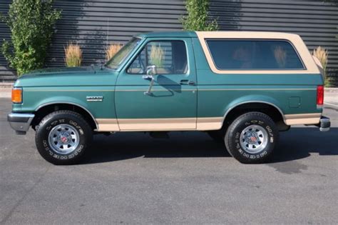1990 Ford Bronco Eddie Bauer 2dr 4wd Suv For Sale Photos Technical