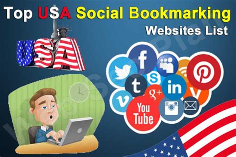 Top Usa Social Bookmarking Sites List Web Seo Plan