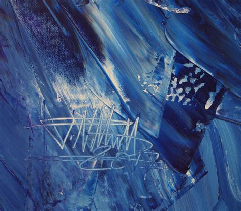 Magical Blue L 1 Large Abstract Painting Art For Sale