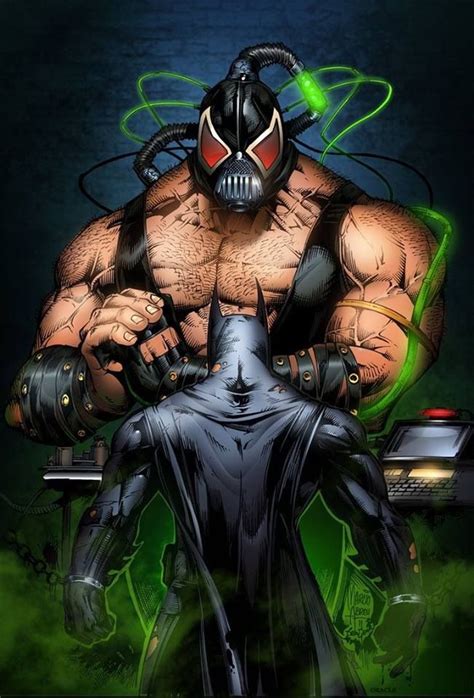 Batmans First Encounter With Bane A Man Trapped In A Prison Cell At