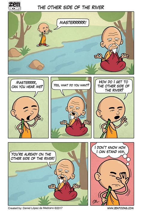 ZEN TOONS 004 The Other Side Of The River Comics Created By Daniel