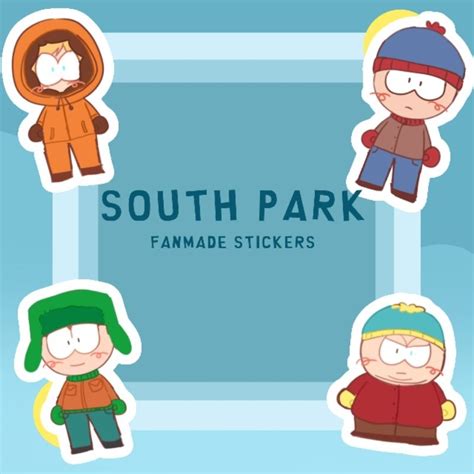 South Park Fanmade Stickers Vinyl Waterproof Stickers Wendy S Group