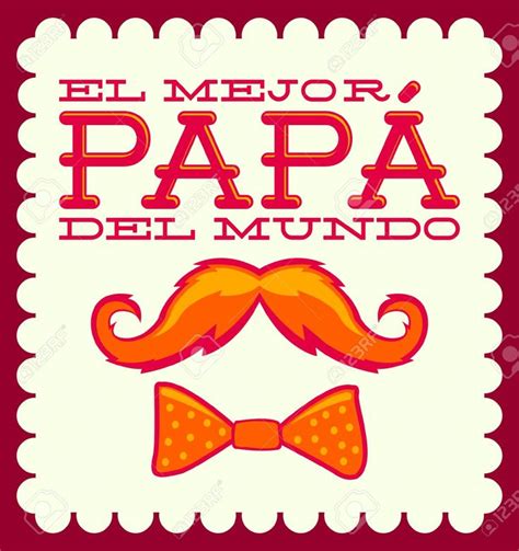 Felicidades Papa Felicidades Papá Español Texto Ilustraciones Vectoriales Clip Art