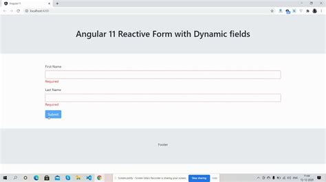 Angular Reactive Form With Dynamic Fields