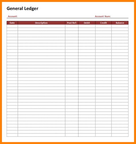 blank accounting ledger ledger review