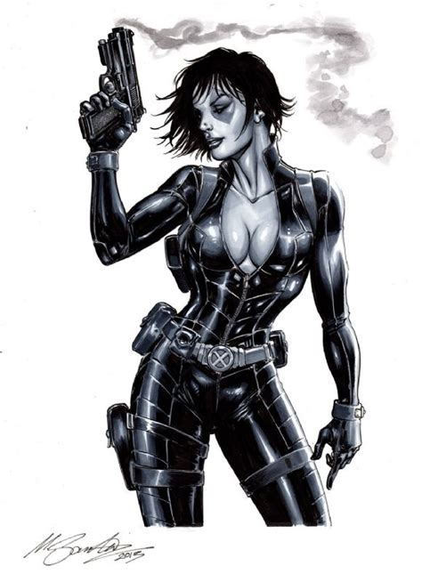 Domino Comic Art Domino Marvel Female Comic Characters Superhero Comic