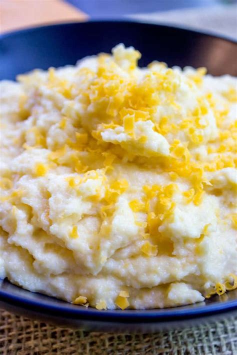 Oven Baked Creamy Cheese Polenta Recipe Dinner Then Dessert