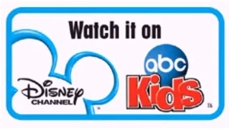 Watch It On Disney Channel And Saturdays On Abc Kids Logo 2002 2006 Youtube