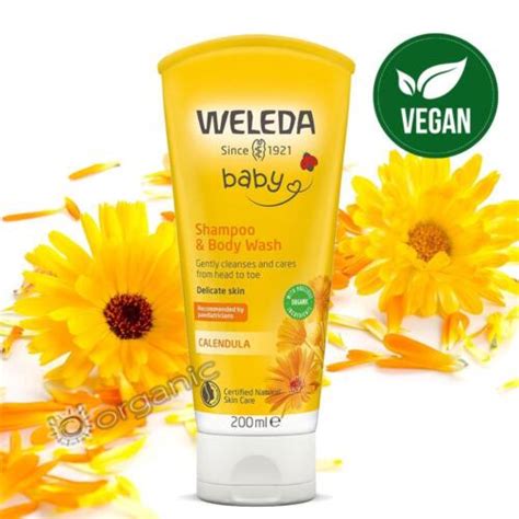 Weleda Organic Calendula Baby Shampoo Body Wash Ml Delicate Baby