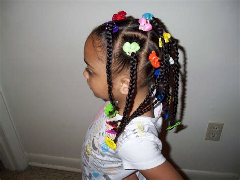 You have a big office event coming up, and you braided ponytails are suitable for kids. Black Little Girl Hairstyles Ponytails Girls Hair Tv Cute ...