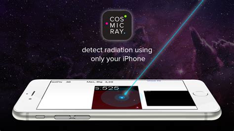 Detect Cosmic Rays On Your Iphone