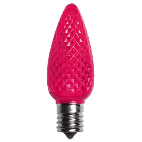 C9 Pink LED Christmas Light Bulbs