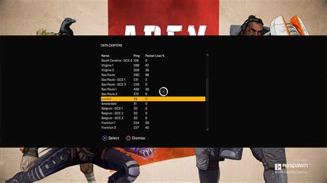 Apex Legends Guide How To Check Ping And Change Data Center For Ps4