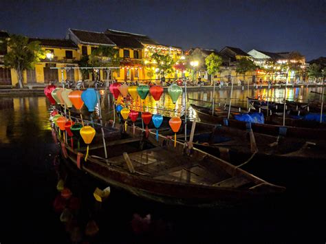 Hoi An Vietnam Beautiful Lights On The River At Night Rtravel