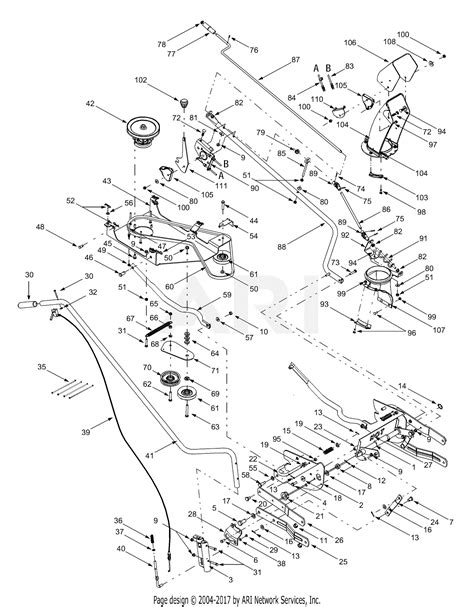Mtd 190 823 101 42 2 Stage Snow Thrower 2002 Parts Diagram For Drive