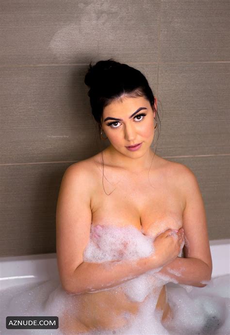 Mikaela Pascal Sexy Flashes Nude Tits While Taking A Bubble Bath In A