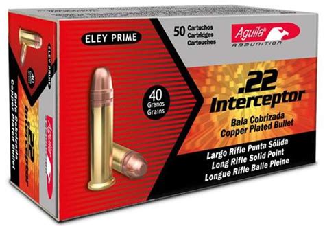 Aguila Interceptor 22 Lr 40gr Soft Point 50rd Box Buy Guns And