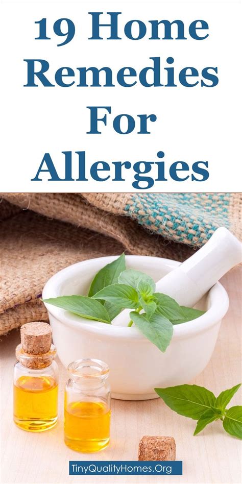 19 Potent Home Remedies For Allergies Home Remedies For Allergies