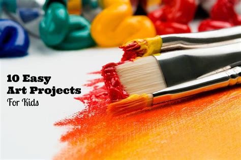 10 Easy Art Projects For Kids | Family Focus Blog