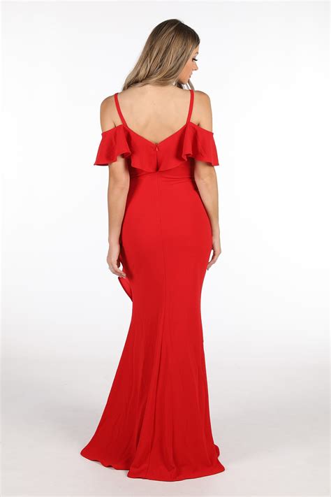 Maisie Maxi Dress Red Size S Clearance Sale Noodz Boutique