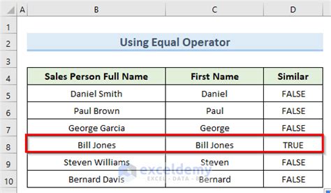 How To Compare Two Strings For Similarity In Excel 6 Methods ExcelDemy