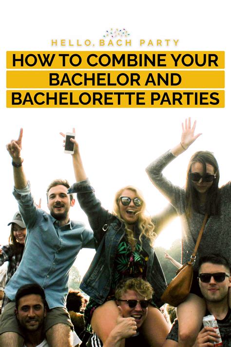 How To Combine Your Bachelor And Bachelorette Party Hello Bach Party