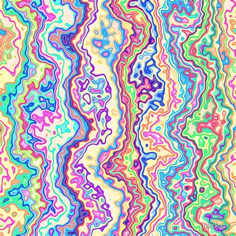 Abstract Color Streams By Blackhalt Redbubble