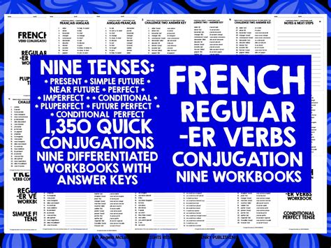 A Level French Prep For A Real Focus On Conjugating Regular French Er