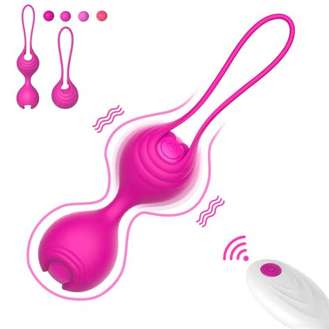 wireless remote control silicone vibrator for women 10 speeds vibrating viginal ball kegel ball