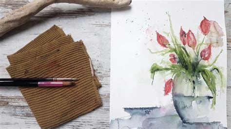How To Paint Loose Watercolor Camilla Damsbo Art