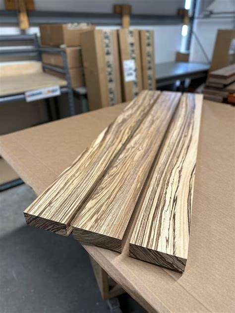 S4s Zebrawood Lumber Thick — Kjp Select Hardwoods