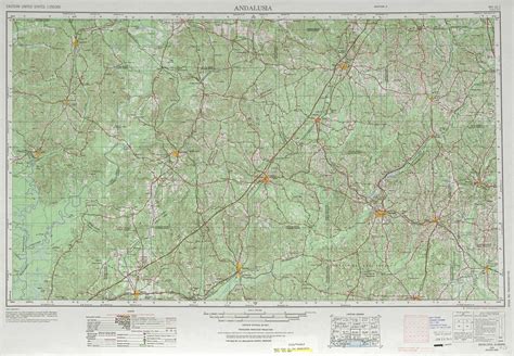 Andalusia Topographic Maps Al Usgs Topo Quad 31086a1 At 1250000 Scale