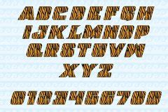 Tiger Alphabet Svg Tiger Svg Tiger Font Svg Letters Svg