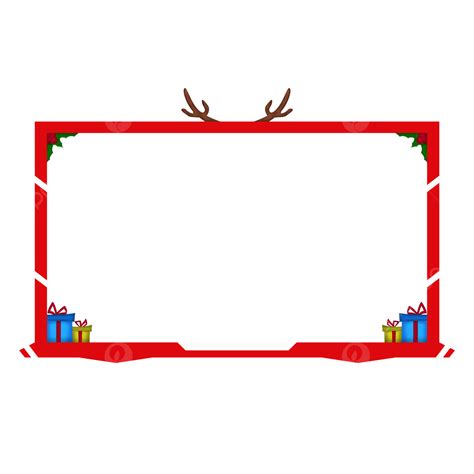 Live Streaming Clipart Vector Christmas Live Streaming Overlay Red And