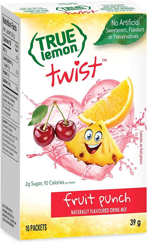 True Lemon Twist Drink Mixes Kid Approved Flavours Made With Parent