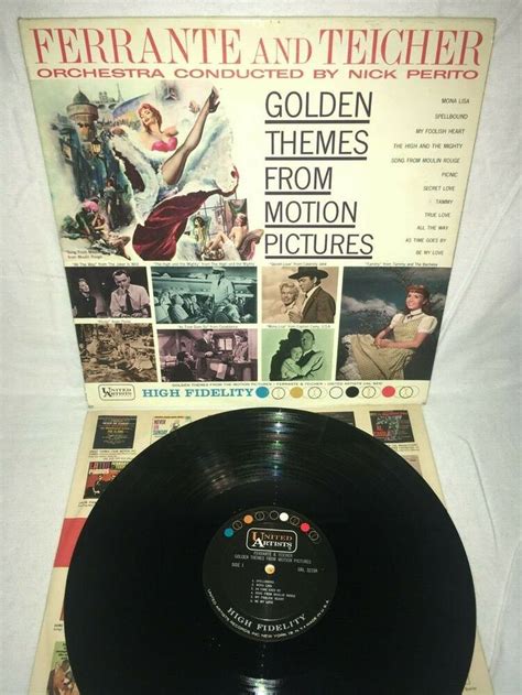 Ferrante And Teicher Nick Perito Golden Themes From Motion Pictures 12 Lp 1962 Motion Picture