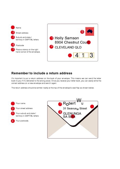 Address Envelope Template Collection